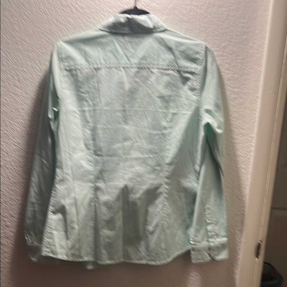 Tommy Hilfiger Green Casual Button Down Shirt - Picture 5 of 6